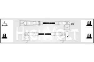 ZÜNDLEITUNGSSATZ FÜR AUDI 200 2.2 1988-1990 OEF877-4 - Bild 1 von 1