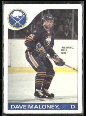 1985-86 Topps Ice Hockey Dave Maloney #89 - Image 1 of 2