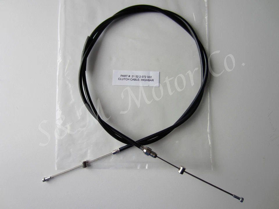 CABLE EMBRAGUE BMW R50 R50/2 R50S R60 R60/2 R69 R69S US HIGH BAR 21 52 2 072 322 Foto 1 de 1