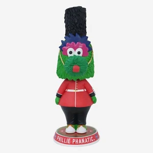 Phillie Phanatic 2024 MLB London Series Guardsman Uniform Bighead Bobblehead - Picture 1 of 5