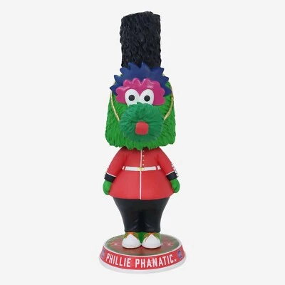 Phillie Phanatic 2024 MLB London Series Guardsman Uniform Bighead Bobblehead - Image 1 of 4