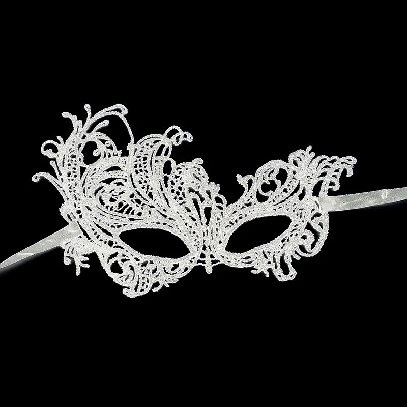 Venezianische Gesichtsmaske Augenmaske Karneval Fasching Spitze Spitzen Maske A - Bild 1 von 1