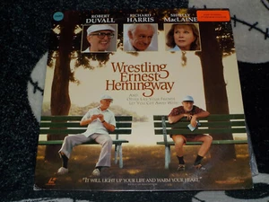 Wrestling Ernest Hemingway Widescreen Laserdisc LD Robert Duvall Free Ship $50 - Picture 1 of 2