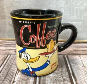 Donald Duck Disney Throw Back Kaffeebecher AUTHENTISCH ORIGINAL DISNEY THEMENPARKS - Bild 1 von 5