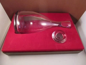 Vintage Lenox Chateau Wine Crystal Clear Glass Decanter 1975 - Picture 1 of 12