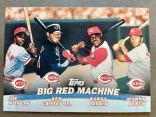 2001 Topps Big Red Machine Griffey Jr Larkin Morgan Bench #TC7 Cincinnati Reds