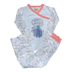 Hanna Andersson Disney Frozen Elsa Long Sleeve pajamas Size 5 / 120 cm PJs READ - Picture 1 of 3