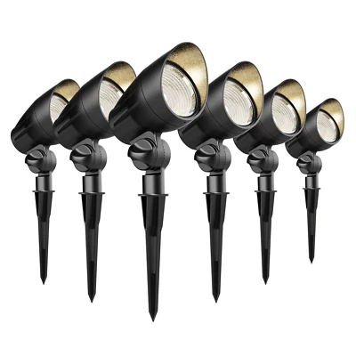 MALIBU Low Voltage Flood/Spotlights 6 Pack Halogen for Garden Landscape Light