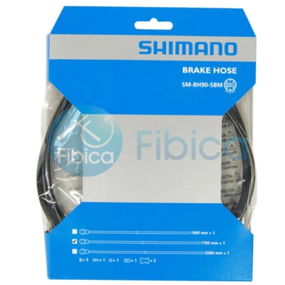 Nueva manguera de freno trasero de disco hidráulico Shimano SM BH90 SBM 1700 mm para XTR XT SLX Foto 1 de 2