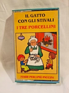 IL GATTO CON GLI STIVALI I TRE PORCELLINI Fiabe Musicassetta Musica Collezione - Foto 1 di 2