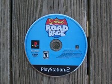 Playstation 2 PS2 The Simpsons Road Rage game only TESTED and WORKS