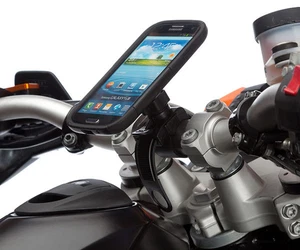 Motorcycle Bike Handlebar Strap Mount + Impact Mount Case for Samsung Galaxy S3 - Picture 1 of 1