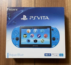 PS Vita Aqua Blue PCH 2000 Za23 Console Charger PSV Slim [BOX] - Picture 1 of 5