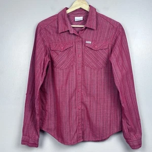 Columbia Women's Times Two Corduroy Roll Tab Sleeve Plaid Shirt Size S; Outdoor - Picture 1 of 13