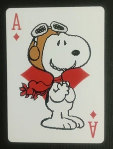 2021 Peanuts Playing Card Snoopy Ace Diamonds - Bild 1 von 2