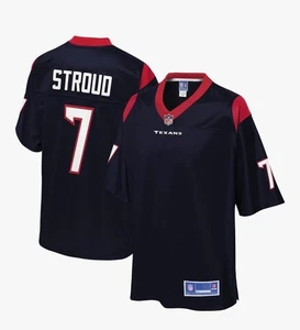 Men's C.J. Stroud Navy Houston Texans Pro Line Jersey - Picture 1 of 6