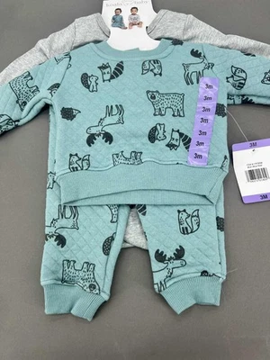 Juego acolchado Koala Baby 3 piezas azul Nilo talla 3m Foto 1 de 4