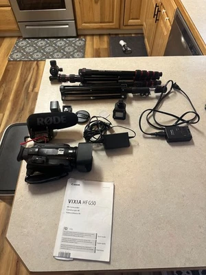 CANON VIXIA HF G50 HIGH QUALITY 4K CAMCORDER - Image 1 of 4