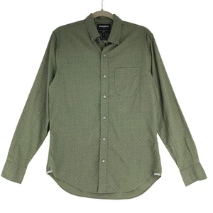 Bonobos Mens Size M Shirt Button Down Stretch Tailored Fit Green Dotted Green - Imagen 1 de 18