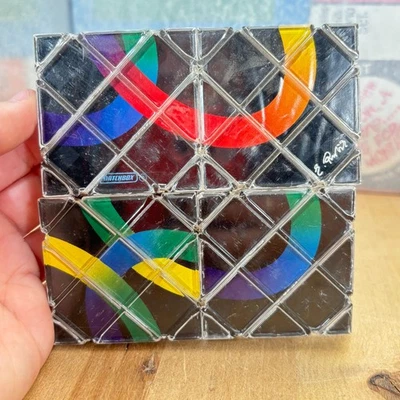 Vintage Rubik's Magic Puzzle, Link The Rings - 1986 by Matchbox STIFF BUT WORKS - Image 1 of 4