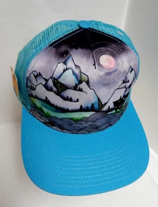 Rare NWT New VELA APPAREL / KETSOL Trucker Hat MINARET MOUNTAIN Mammoth Lakes CA - Picture 1 of 17
