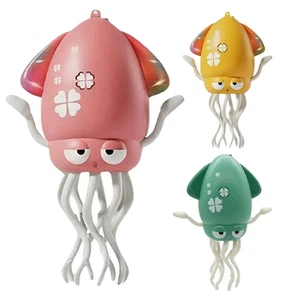 Pulpo eléctrico bailando con música luz LED bebés juguete interactivo divertido calamar - Imagen 1 de 15