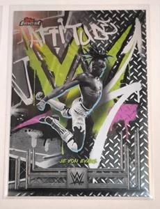 2025 Topps Finest WWE 2025 Je´Von Evans Base RARE #215 - Bild 1 von 2