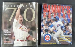 Buch Lot Mark McGwire's Celebrating 70 & Sammy Sosa's Season 1998 Baseball - Bild 1 von 3