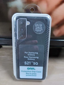 Onn Protective Grip Case for Samsung S21+ 5G Black brand new in box - Bild 1 von 9