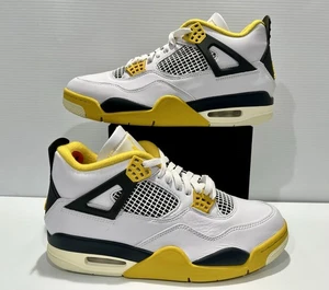 Air Jordan 4 Retro 'Vivid Sulfur' AQ9129-101 Größe 11 Damen/9,5 Herren kleine Schrammen - Bild 1 von 6