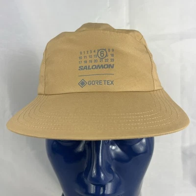 MM6 Maison Margiela X Salomon Running Trail 5 Panel Hat Cap Iced Coffee OSFM Men - Image 1 of 4