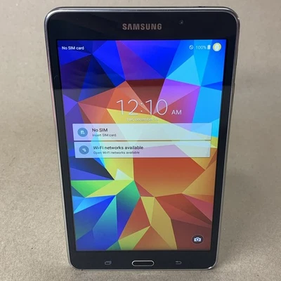 Samsung Galaxy Tab 4 SM-T237P 7" 16GB Wi-Fi + 4G (Sprint) Black Tested Works - Image 1 of 4