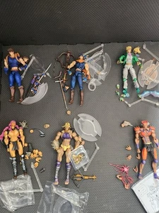 JoJo's Bizarre Adventure Part 2 Sas Super Action Statue Figure Lot Battle - Picture 1 of 5