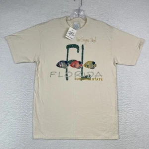 Nueva Camiseta De Colección Nueva Con Etiquetas Smyrna Beach Florida Pez Hecha en EE. UU. Algodón Unisex Mediana - Imagen 1 de 11