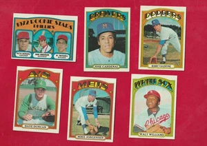 1972 Topps Baseball You Pick A Card Choice 1-199 Excellent  to ExMint N25 - Picture 1 of 392