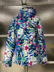 Volcom Snowboard Jacket - Womens XS - Kaleidoscope - Ski Winter Snow Coat - Picture 1 of 13