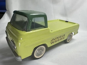 Vintage Nylint Jungle Wagon 1960s Ford Econoline Pressed Steel Truck  - Picture 1 of 9