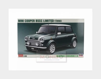 1:24 HASEGAWA Mini Cooper Bscc 1998 Kit HA20694 - Immagine 1 di 2