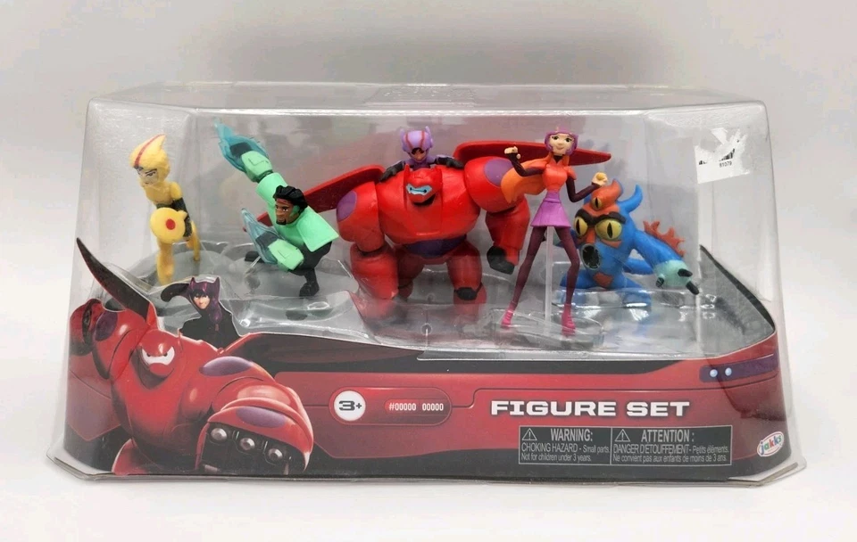Juego de 5 figuras de acción de PVC Disney Big Hero 6 2018 Jakks Pacific Baymax NUEVO Foto 1 de 4