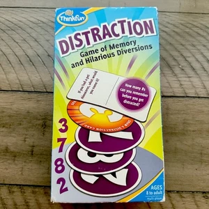 DISTRACTION Fun Family Party Memory Challenge Card Game ThinkFun - Picture 1 of 4