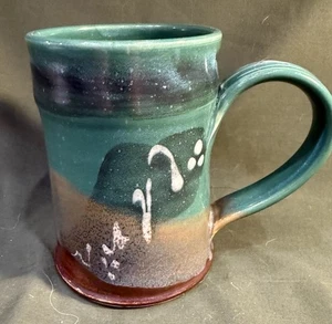 Vintage Ken Foster Oakhurst, Cal. Studio Art Pottery Becher - signiert - Bild 1 von 7