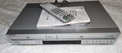 Sony SLV-D370P DVD/VCR Combo Player with OEM Remote And Manual Tested, Working - Image 1 of 4
