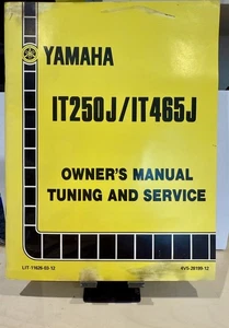 Yamaha OEM IT250J/IT465J Bedienungsanleitung Tuning und Service # LIT-11626-03-12 - Bild 1 von 6