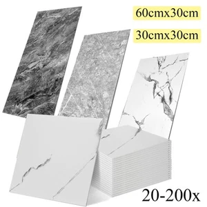 20-200x Selbstklebende Wandpaneele Fliesenaufkleber 60x30cm Küche Klebefliesen - Bild 1 von 49