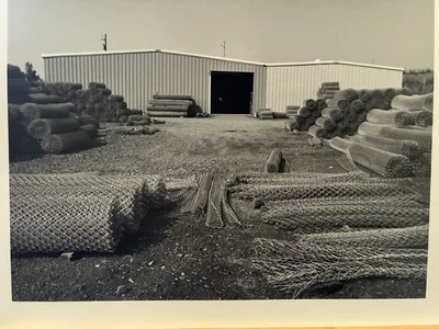 Catherine F. Wagner Wire Rolls, Petaluma (1978)  11×14 B&W, stamped Gelatin Silv - Image 1 of 4