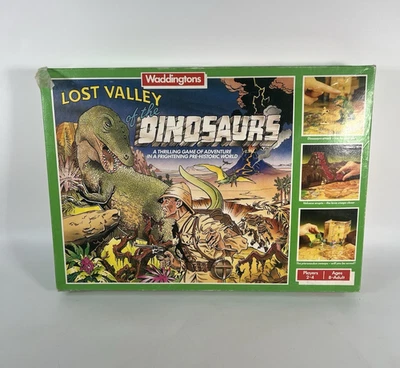 Vintage Waddingtons Lost Valley Of The Dinosaurs Board Game #44111 1985 - Image 1 of 4