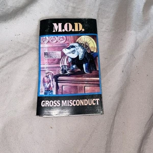 MOD GROSS MISCONDUCT Cassette Tape Cover  1989 Thrash Speed Rare Carol MC 1360 - Bild 1 von 5