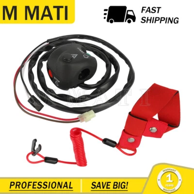 Start Stop Kill Switch & Lanyard for Yamaha WR650 WRA650 WaveRunner 1990-1996 - Image 1 of 4
