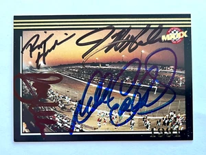 Dale Earnhardt, Davey Allison, Gordon & Hendrick NASCAR Maxx Autographed Signed - Picture 1 of 8