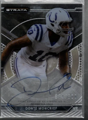 B4368- 2015 Topps Strata Autographs #SADM Donte Moncrief Auto - NM-MT - Image 1 of 2